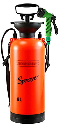 Jardin Pulvérisateur Bouteille, Multifonctionnel Mini Pelouse Jardin Irrigation Manuel Pneumatique Pulvérisateur Arroseur Équipement Agricole(8L)