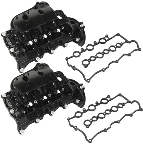 2 collettori di ingresso sinistro e destro con guarnizione, compatibili con Discovery 4 Mk4 Ra-nge Ro-ver Sport LS L405, adatto a motori 3.0 TDV6, ricambio per LR105956 LR105957