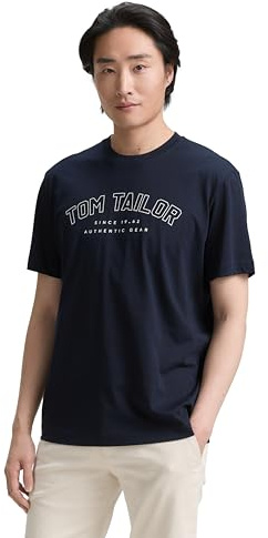 TOM Tailor 1037736 Camiseta Hombre (Pack de 1)