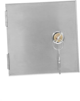 PRETYZOOM Caja De Enchufes De Acero Inoxidable Caja Eléctrica Exterior Resistente Al Agua Para Uso Al Aire Con Cerradura De Seguridad Para Protección De Enchufes