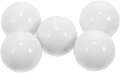 Warmhm 5 Pezzi Perline Rotanti Bianche per Ruota della Roulette in Acrilico Resistente e Facili da Installare per Giochi e Feste Eleganti