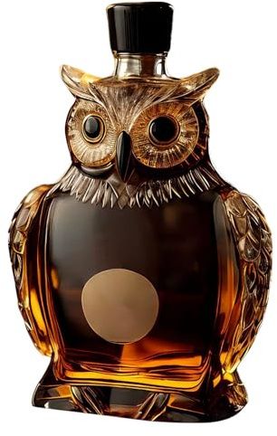 Adler Whiskey Flasche, Whiskey Eule Dekanter, exquisiter -Schnapsbehälter, Einzigartige Geschenk für Whiskey Liebhaber Vater (1)