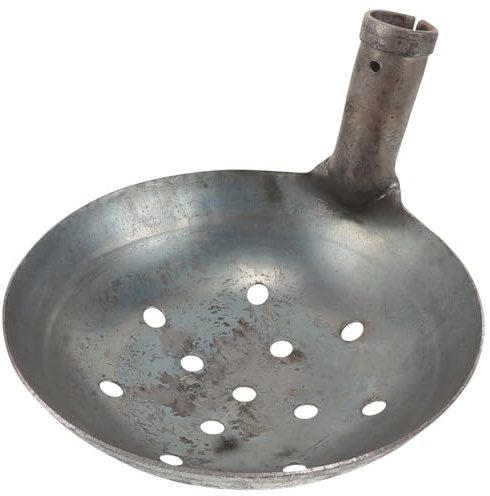 Veemoon Pelle Métallique Capacité pour Tamiser Boue et Déchets Louche Vintage pour Nettoyage Égout et Cuillère Jardin Multifonctionnelle pour Déblaiement Muck et Saletés