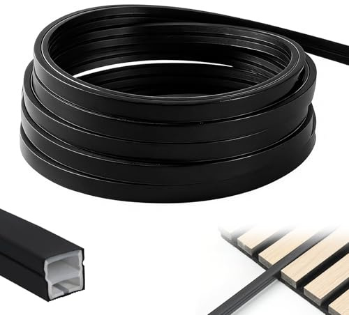 HUIKUANGEU LED Streifen,LED Schiene 5m,Flexibles Silikon LED Profil,für Akustikpaneele LED Streifen,Leisten LED-Kanäle Profil,IP65 Wasserdicht LED Kanal Diffusor,für Decke,Schrank,Bar,Akustikpaneele