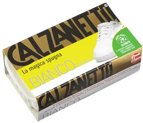 Calzanetto spugna colorante scarpe in pelle, Rinnova e protegge, Trattamento per scarpe stivali borse, Bianco