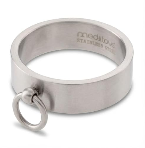 meditoys - 'Ring der O' in Edelstahl (matt), Finger-Ring Damen Herren