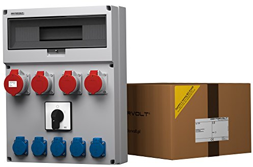 Doktorvolt Quadro Elettrico con Elemento di Connessione GR 32A 3x16A 5x230V Modello 9061