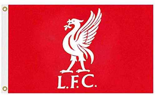 LFC Giant Official Liverpool (2019 Premier League) Crest Flag (100% Polyester & Measures 5ft x 3ft)