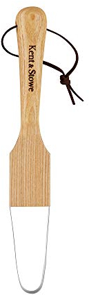 Kent & Stowe Unkrautschlinge – Unkrautjäter aus stabilem Edelstahl zum Durchpflügen, Jätschlinge mit Stiel aus Eschenholz, Länge: 32 cm