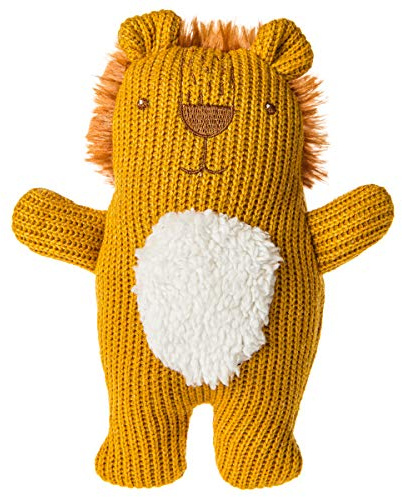 Mary Meyer Gestrickte Kinderrassel Plüschtier, 18 cm, Löwe