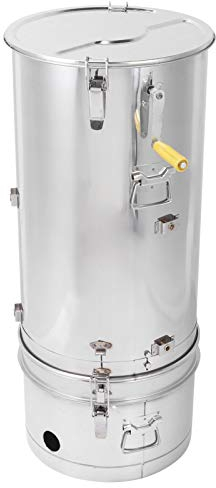 Extracteur de miel, résistant aux alcalis de centrifugeuse de miel en acier inoxydable avec support pour les travaux de jardin pour l'apiculture pour l'apiculteur