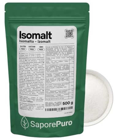 SaporePuro ISOMALT en poudre pure 500 GR
