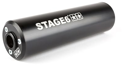 Endschalldämpfer Stage6 50 - 80cc Montage rechts schwarz