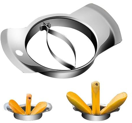 Mango schneiden, Gemüseschäler, Edelstahl Stein Schäler, Mango Schäler