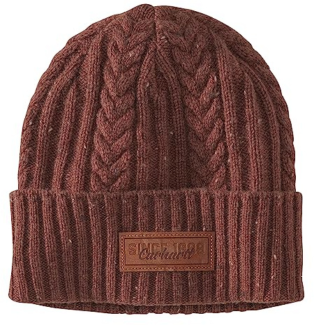Carhartt Damen Fisherman Beanie aus Rippstrick, Sable NEP, Einheitsgröße
