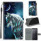 for Samsung Galaxy S9 Plus S9+ Case, PU Leather Wallet Book Flip Folio Stand View Cover Pouch Compatible with Samsung S9 Plus Phone Case (Wolf)