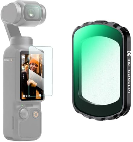 K&F CONCEPT Black Diffusion 1/8 Filter Compatible with DJI Osmo Pocket 4/3