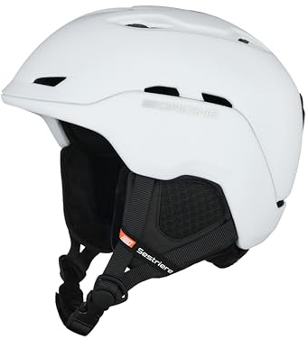 ORIGINE Casco da Sci Snowboard per Sport sulla Neve per Uomo Donna con Fodera Rimovibile Lavabile (SOLID WHITE,M)