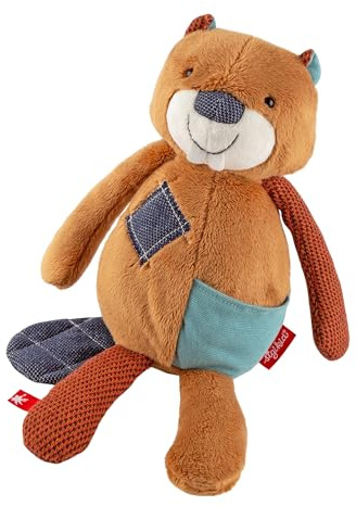 Sigikid Kuscheltier Biber Patchwork Sweety für Babys und Kinder 0-96 Monate
