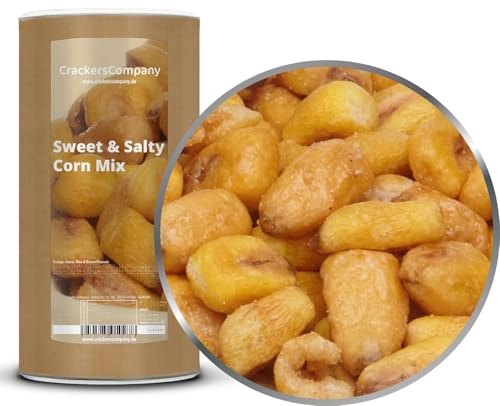 CrackersCompany Maissnack con miel 600 g – dulce, crujiente, marrón dorado