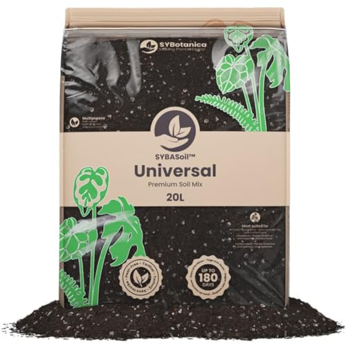 Sybotanica Universell jord 20 L, kokosjord torvfri för krukväxter