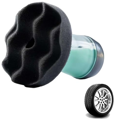 2025 Nuovo applicatore lucidante per pneumatici, riutilizzabile per la cura degli pneumatici di auto e camion per una lucentezza senza gocciolamento, senza aloni, funziona con tutti i lubrificanti e