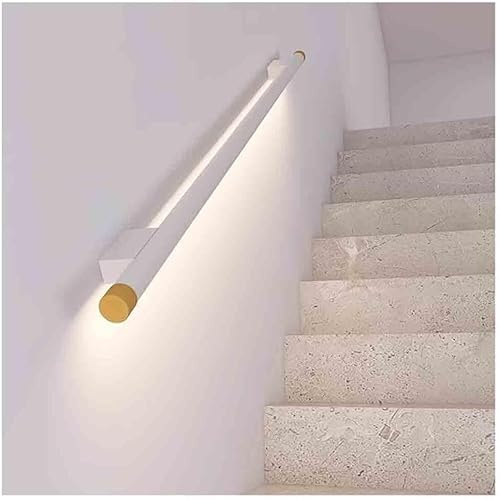 Pasamanos LED de aluminio para escalera con iluminación integrada para seguridad y visibilidad en interiores