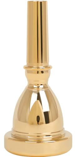 Totority 14mm Tuba Mundstück aus Messing für Anfänger und Profis Einfach zu Montieren mit Klarem und Resonantem Klang für Tuba Zubehör Musikinstrument