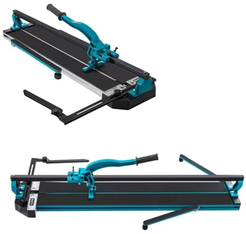 GrecoShop Tagliamattonelle Tagliapiastrelle Professionale 1200mm (48)–Macchina Manuale per Taglio Ceramica, Gres Porcellanato, Piastrelle Grandi Formati–Precisione e Uso Professionale in Cantiere