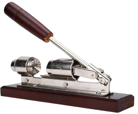 Topiky Herramienta para Cascanueces de Alta Resistencia, Abridor de Nueces de Pecana con de Madera Ergonómico, Desgranadora Manual de Cascanueces para Almendras y Avellanas, Máquina Peladora de