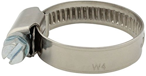 SC-Normteile | 100 Stück Schlauchschellen mit Schneckenantrieb | Breite= 9 mm | Spannbereich = 40-60 mm | DIN 3017 W4 (komplett aus Edelstahl A2 V2A) | SC3017
