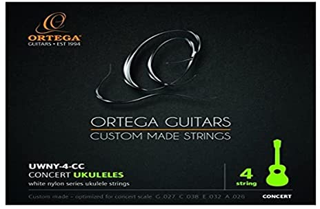 ORTEGA GUITARS Saiten - für Konzert-Ukulelen (UWNY-4-CC)