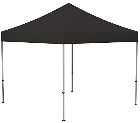 Vispronet Profi Faltpavillon Basic 3x3 m in Schwarz - stabiles Scherengittersystem - mit Dach (weitere Farben & Größen zur Auswahl)