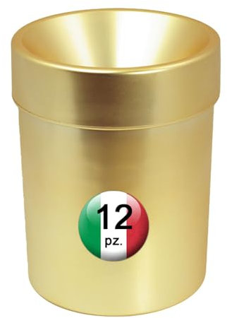 Euposia Spittoon – Espumadera – Crachoir – Spucknapf – Profesional de plástico – Modelo Cone 10 – Capacidad 1 l – By Full Gold (Oro), 12