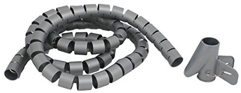 Aexit 25 mm x 1,5 m flexibler Spiralschlauch-Kabelwickel-Computer verwalten Kabel grau (32d22172c9b52340df6b37d7ac545f5a)