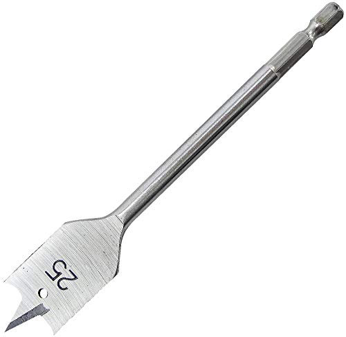 Flachfräsbohrer für Holzarbeiten, 25 mm x 152 mm, 1 Stück – WSB25