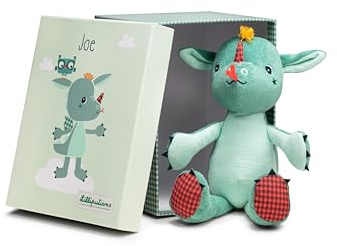 Lilliputiens - Plüsch Joe der Drache für Kinder und Babys - Kuscheliger Begleiter, ideal für Trost, Freude und Fantasie - Mit illustriertem Geschenkkarton - Perfekt fürs Kinderzimmer - 83394
