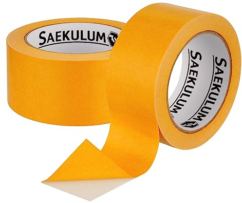 Saekulum 2 Stk. Doppelseitiges Klebeband, Teppich-Verlegeband 50 mm x 10 m, Teppichklebeband doppelseitig, Doppelklebeband/Hohe Klebekraft, Teppichband für glatte Untergründe, vielseitig einsetzbar