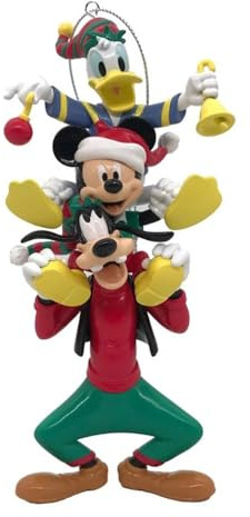 Ornamento Disney Mickey Fam Kunststof H10 cm