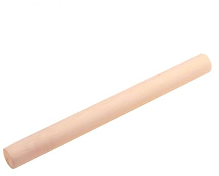 PRETYZOOM Wooden Rolling Pin 10.63 Inch Food Grade Non-Stick Dough Roller for Fondant Pastry Pie Crust Cookie Baking and Clay Craft