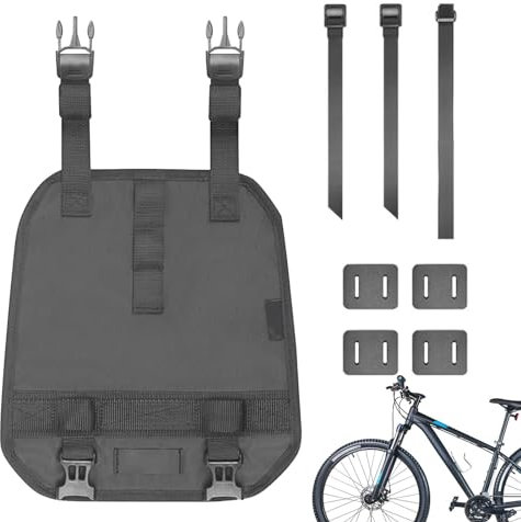 Lenkertaschen-Befestigung – Fahrrad-Lenkerhalterung – Vielseitige Fahrradausrüstung mit Kissenpolstern | Gurte für Vordertasche – Basis: