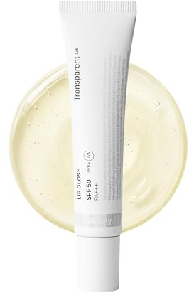 Transparent Lab Lip Gloss 15 ml – Bálsamo Labial con SPF50, Ácido Hialurónico y Péptido Voluminizador, Hidratación, Brillo Natural y Protección Solar Alta