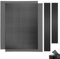 Jortmrd 2 Piezas Filtro Antipolvo PC Filtro de Malla Antipolvo Filtro de Malla de Polvo Malla de Filtro PC Ultrafina Cubierta de Filtro de Malla de PVC con 8 Tira Magnética (400 x 300 mm)