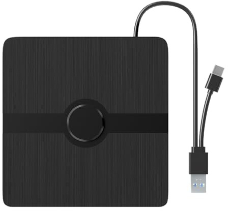 Multiunctional USB3.0 USB C External Optical Drives Burners Fast Speed DVDs Player For Laptop Desktop Data Transfer External Drive