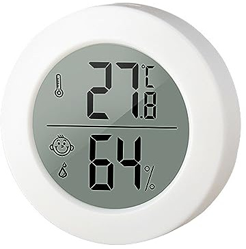 Hygromètre Thermomètre PAUTES DE TEMPERTURE Numérique Moniteurs LCD Précis Adhésif Pour Les Maisons Office Et Serre Humidité Intérieure Humidité Thermomètre Précis Réponse Rapide Hygromètre