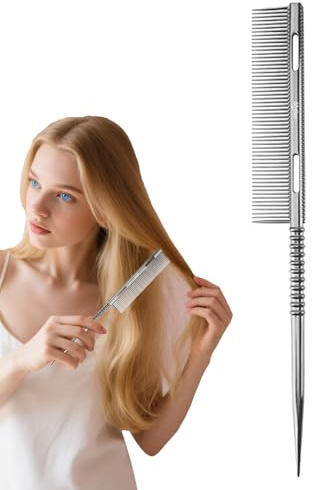Pinnkam - Antistatisk Tuperingskam Med Fina Tänder För Att Separera, Tupera, Ut, Hårstyling Till Kvinnor, Flickor | Frisörkam Och Hårvårdsartikel Till Och