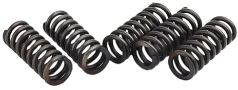 Molla di compressione con diametro esterno di 20 mm, molla di pressione in acciaio per molle da 65 Mn, lunghezza 80 mm, 10 pezzi