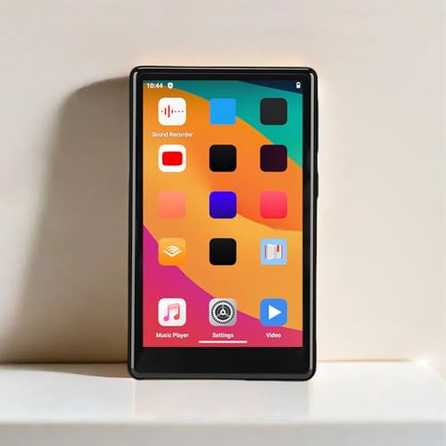 Diyeeni Lettore MP3 da 4 Pollici con Bluetooth e WiFi, Memoria da 2+16 GB e per Android 8.1, Touch Screen HD, Lettori MP3 MP4 con Radio FM, EBook, Lettore Multimediale Portatile,
