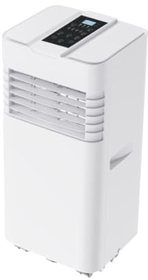Denwood Portable Air Conditioner 4-in-1 Cooling Heating Dehumidifier Fan AC Unit 9000 BTU Cooling, Heating & Fan, Built-in Dehumidifier, 24-Hour Timer, ERP Class A Rated, Covers up to 16m²