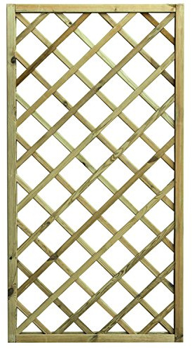 AVANTI TRENDSTORE - Ermes - Pannello grigliato in legno, disponibile in 3 misure (90x180 cm)